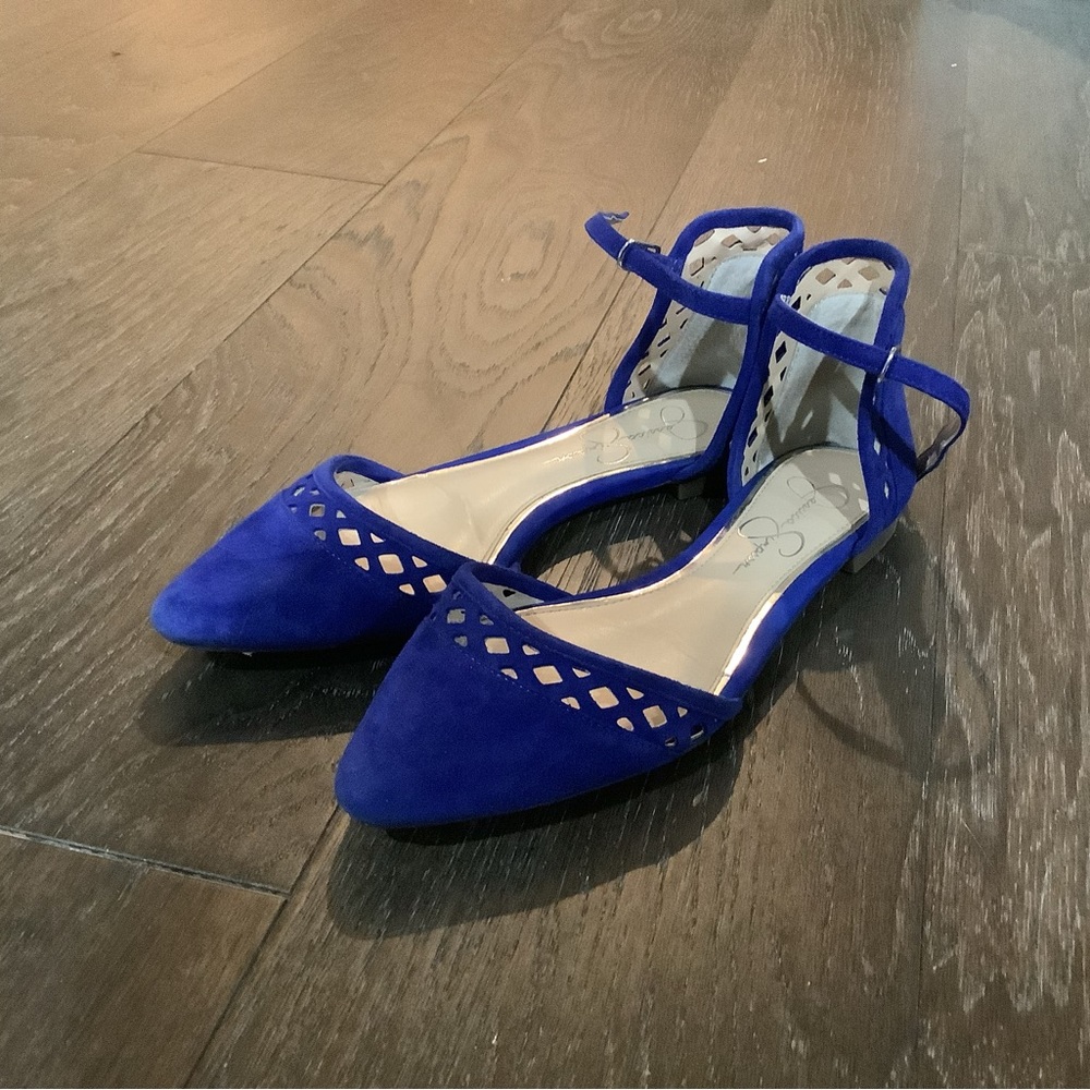 JESSICA SIMPSON gorgeous suede flats